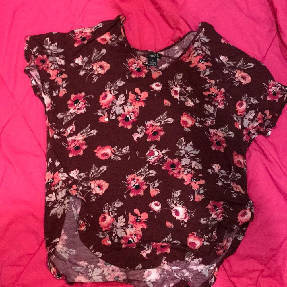 Maroon shirt
